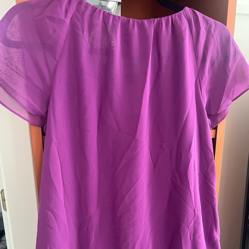 Ann Taylor Loft Ruffle top - Picture 4 of 4